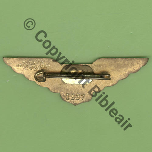 1442.EMAA 1947.53 GT.1.61 TOURAINE  A.AUGIS ST.BARTH 3Lignes Bol fenetre allonge  Dos lisse No 1937  Src.Y.GENTY 68Eur(x3) 